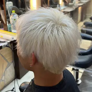 ショート カラー 上野 瑞貴のヘアスタイル