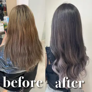 ロング カラー シールエクステ/ 髪質改善💐yuuのヘアスタイル