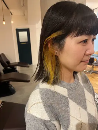 カラー 暖色/パーマ 🌼クニトウメイのヘアスタイル