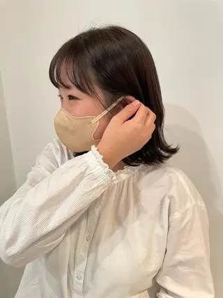 ミディアム カラー Asti  blanche所属・ショート/ブリーチ mizuki🐋のヘアスタイル