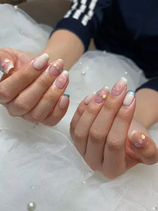 ネイル takara nail所属・takara射水高岡 マグネット韓国ポップのネイルデザイン