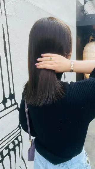 ミディアム カラー グレージュ|くすみ× 透明感|kazutoのヘアスタイル