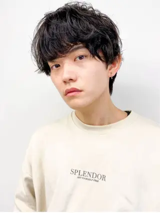 メンズ hair＆make EARTH 湘南台所属・EIJI メンズ特化/パーマのヘアスタイル