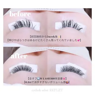 マツエク・マツパ REFLET ルフレのマツエク・マツパデザイン