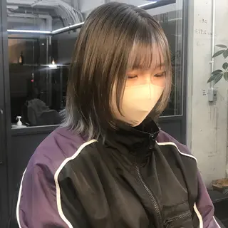 ミディアム カラー ✂︎ウルフ・ショート ✂︎MIKUNIのヘアスタイル