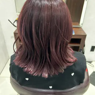 ミディアム カラー 🐟細屋 彩優音🐟のヘアスタイル