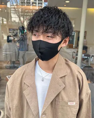 パーマ メンズ タナカ マヤ/金沢八景のヘアスタイル