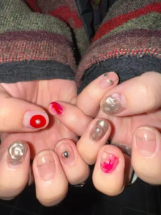ネイル MITSUKI🪡 海外/個性派/ロングのネイルデザイン