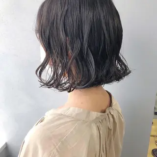 パーマ ボブパーマコテ巻き風 パーマNo1深江秀平のヘアスタイル