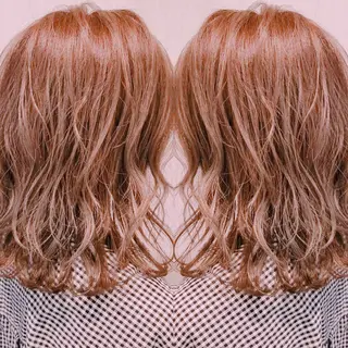 ミディアム 髪質改善/縮毛矯正/ 韓国ヘア/店長敦士のヘアスタイル