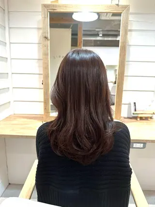 セミロング Annie 吉田 裕美のヘアスタイル