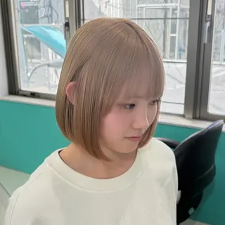 ショート カラー デザイン/ボブ/ Natsukiのヘアスタイル