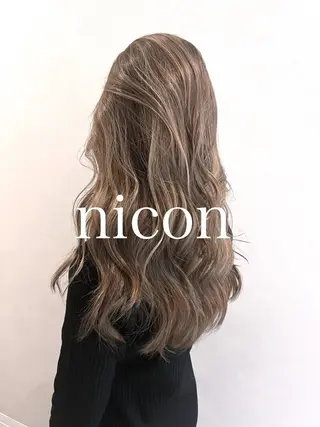 ロング 髪質改善 上品艶感カラーのヘアスタイル