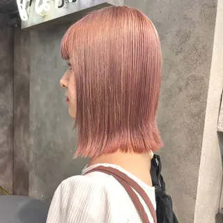 カラー 顔まわり/ボブウルフ 🤍愛唯(めい)のヘアスタイル