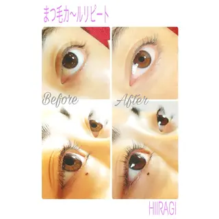 マツエク・マツパ 美容室 HIIRAGIのマツエク・マツパデザイン