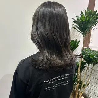 ミディアム LA PENSEE BRUN/ゆりかのヘアスタイル