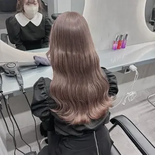 ロング ゆるふわ透明感カラー 🎀ほの/表参道のヘアスタイル