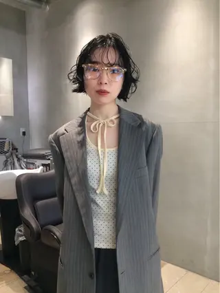 ミディアム 透明感カラー/set /hana🍀🪽‪のヘアスタイル