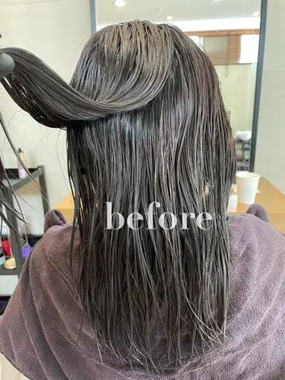 ロング パーマ ボブ/ミディアム 親しみやすさ/さくらのヘアスタイル