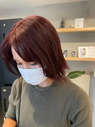 ショート カラー SALOWIN下北沢所属・hazuki 🌝のヘアスタイル