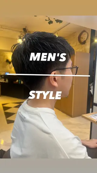 メンズ 大人女性ぼかし メンズ強化🦙平作のヘアスタイル