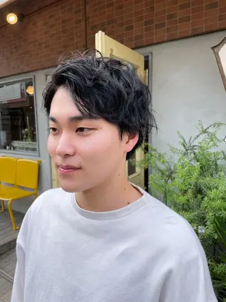 メンズ KURIA‪‪*⋆ஐ ブリーチ/韓国ヘアのヘアスタイル