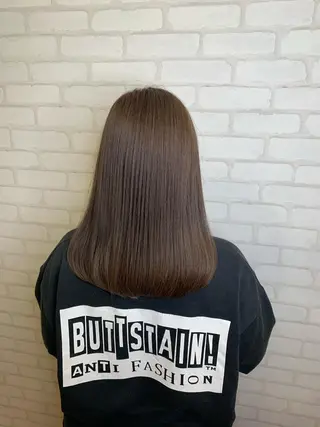 セミロング カラー ヘアアレンジ ✨艶髪✨透明感✨ 山内大樹のヘアスタイル