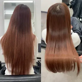 ロング shinka 髪質改善　縮毛矯正所属・美髪ストレート/美髪 レイヤー特化増原優斗のヘアスタイル