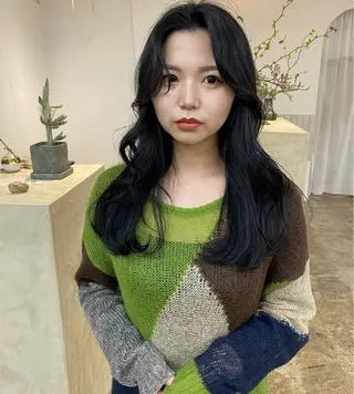 カラー 原 瑞希のヘアスタイル