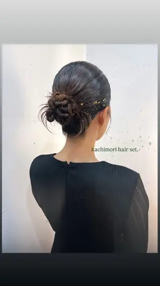 セミロング GiseL アンリのヘアスタイル