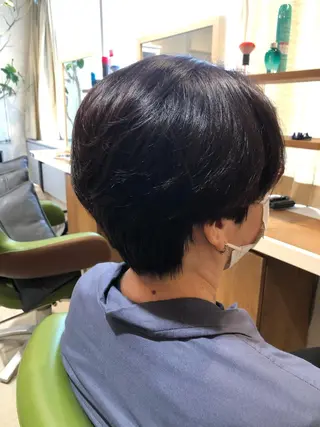 ショート カラー hair Jenny所属・森 翼のヘアスタイル
