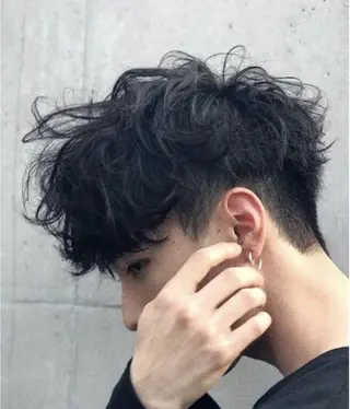 パーマ メンズ 似合わせカット‪// 鶴我万唯華のヘアスタイル