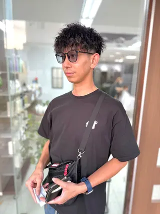 ショート パーマ メンズ メンズパーマの達人 / タカシマダイスケのヘアスタイル