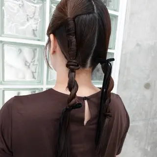 ロング ヘアアレンジ 🌐サトウ リョウ🌐のヘアスタイル