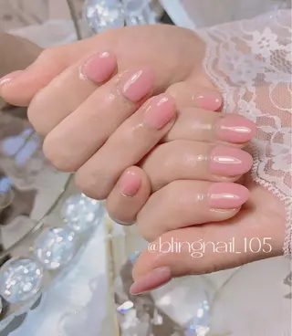 ネイル 23時まで❤︎韓国、 ワンホンネイルのネイルデザイン