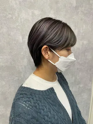 ショート C’LD hair  produce /シールドヘア所属・モテ髪/ボブ/ショー ト/アダチフウトのヘアスタイル