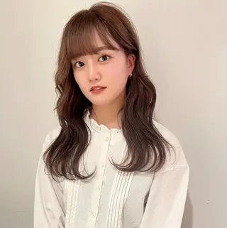 ロング カラー ヘアアレンジ レイヤーカット/ 縮毛矯正/ミサキ💐のヘアスタイル