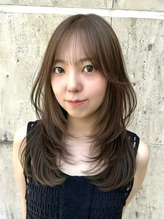 セミロング キッズ 韓国系レイヤー特化 hiroのヘアスタイル