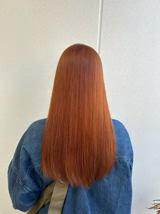 ロング カラー ヘアアレンジ 《暖色/韓国hair 》🇰🇷桑原ユキネのヘアスタイル