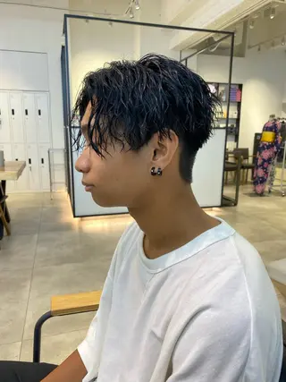 パーマ メンズ 新宿【メンズパーマ】 塩澤太一のヘアスタイル