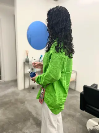 ロング パーマ KEPKA ヤマグチ 天神 今泉のヘアスタイル