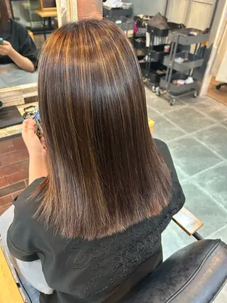 セミロング LUAU karin  神戸のヘアスタイル