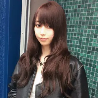ロング カラー ORGN.所属・にちか /似合う個性派カラーのヘアスタイル