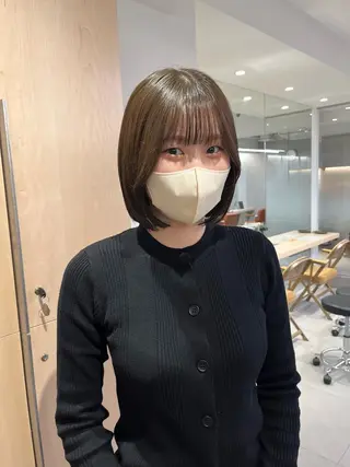 ミディアム カラー お洒落パーマ/ボブ ❄️Tomoka❄️のヘアスタイル