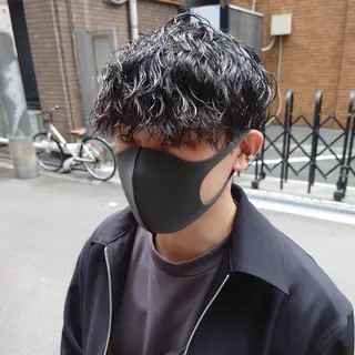 ショート パーマ メンズ 髪質改善ストレート Kantaのヘアスタイル