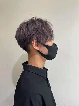 ショート カラー メンズ ‪❥ブリーチ💗 MIKUのヘアスタイル