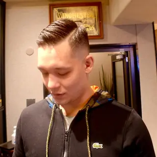 ショート メンズ メンズ眉毛ワックス 青山英憲のヘアスタイル