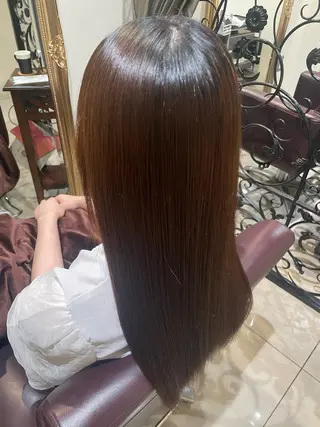 セミロング hairsalon de Forever vida所属・かいき/ 髪質改善ストレートのヘアスタイル