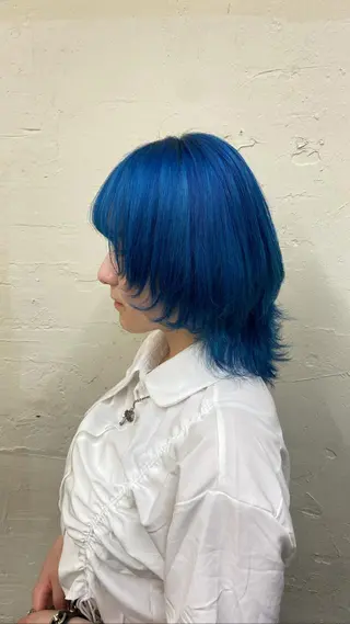 ミディアム カラー パーマ ヘアアレンジ メンズ キッズ ネイル 遼太郎 /渋谷アシスタントのヘアスタイル