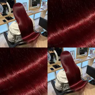 カラー ロング ELLE&SALLY 石野のヘアスタイル